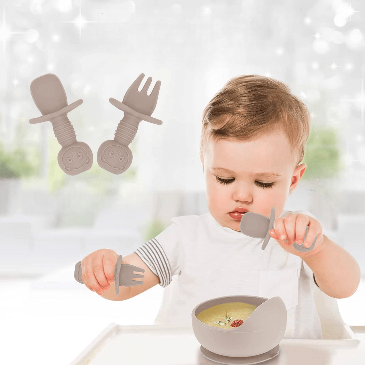 VAISSELLE BEBE - TablewareBabySet™ - Beige - Le Coin de Bébé