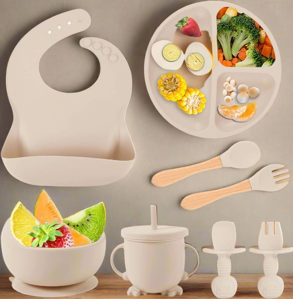 VAISSELLE BEBE - TablewareBabySet™ - Beige - Le Coin de Bébé