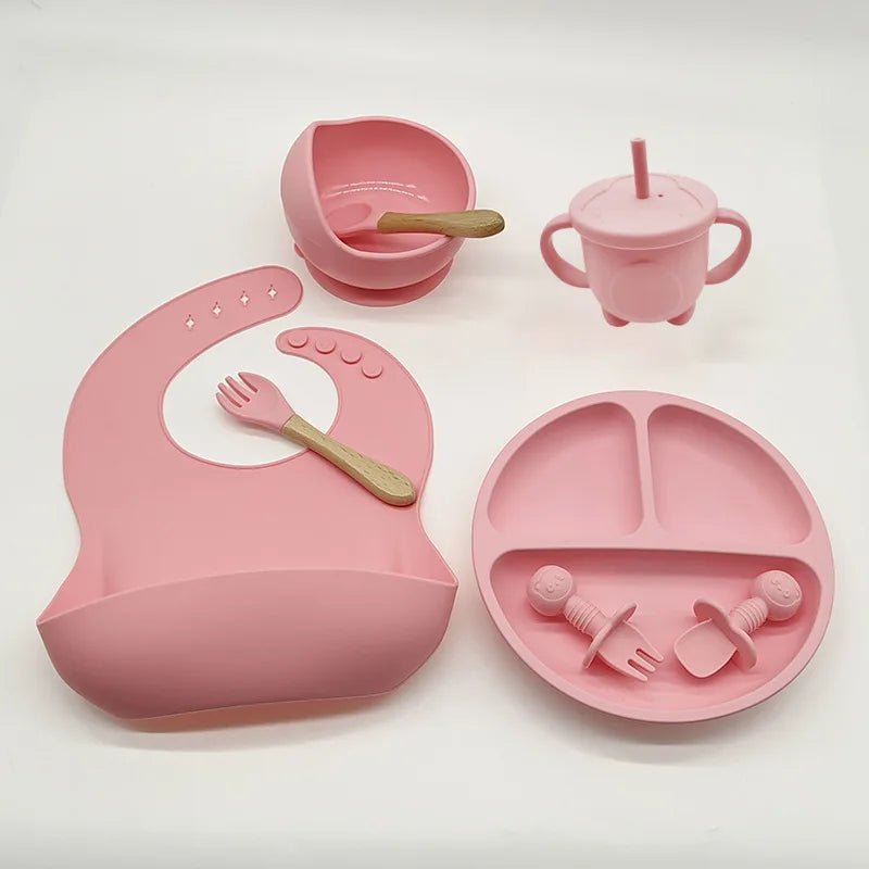 VAISSELLE BEBE - TablewareBabySet™ - Rose - Le Coin de Bébé