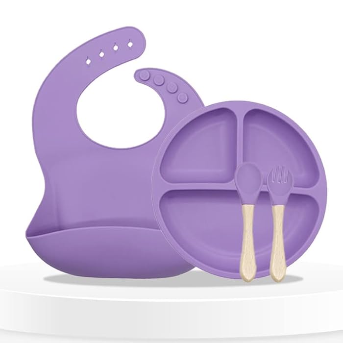 VAISSELLE BEBE - TablewareBabySet™ - Violet - Le Coin de Bébé