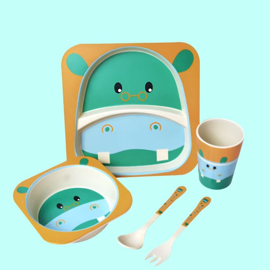 VAISSELLE BEBE - BambooKid™ - Hipopotam - Le Coin de Bébé