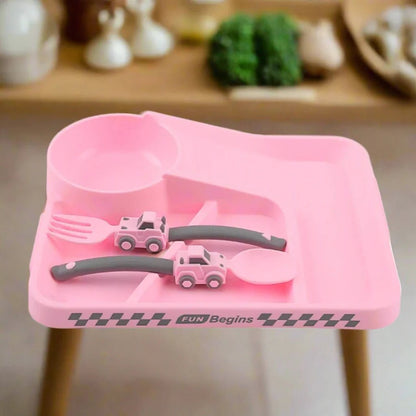 VAISSELLE BEBE - CoursePlate™ - Rose - Le Coin de Bébé