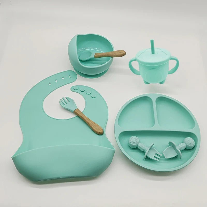 VAISSELLE BEBE - TablewareBabySet™ - Menthe - Le Coin de Bébé