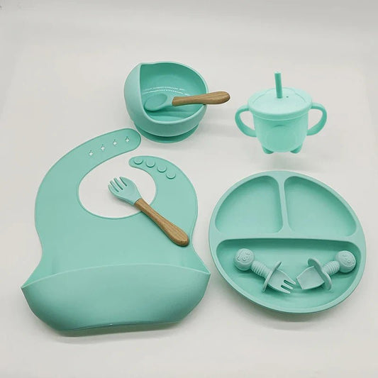 VAISSELLE BEBE - TablewareBabySet™ - Menthe - Le Coin de Bébé