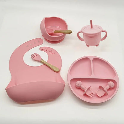 VAISSELLE BEBE - TablewareBabySet™ - Rose - Le Coin de Bébé