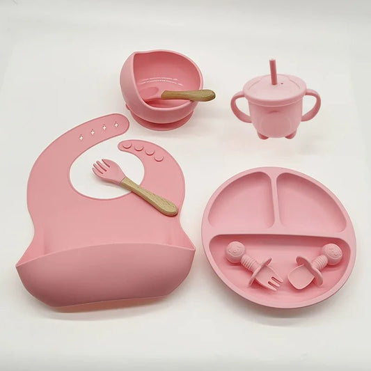 VAISSELLE BEBE - TablewareBabySet™ - Rose - Le Coin de Bébé