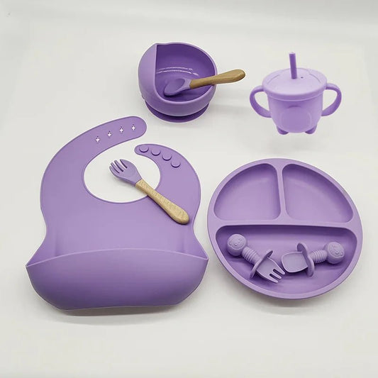 VAISSELLE BEBE - TablewareBabySet™ - Violet - Le Coin de Bébé